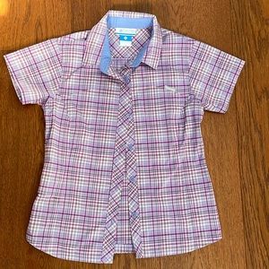 Columbia Diamond Lake Girls Medium Shirt